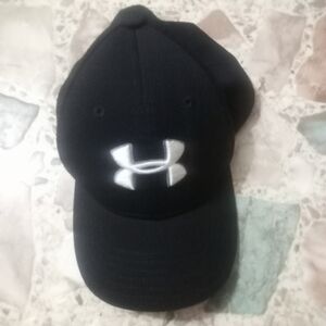 Under Armour Black and White Logo Cap